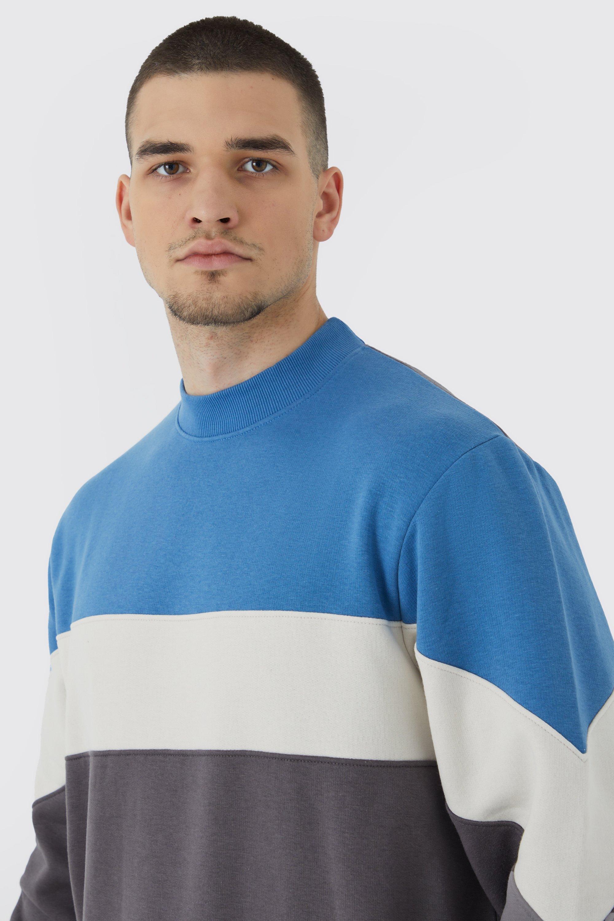 Sweat color 2025 block homme